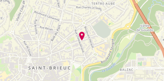 Plan de Dubois-Mompelat Géraldine, 4 Rue Abbé Josselin, 22000 Saint-Brieuc
