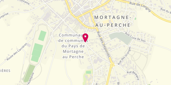 Plan de Marine SONNET psychologue, 44 Rue Montcacune, 61400 Mortagne-au-Perche
