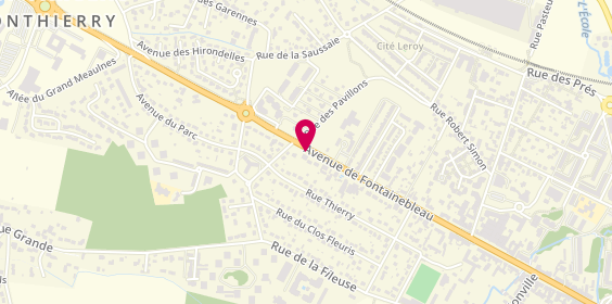Plan de CHOURAQUI Bernard, 125 Ter Avenue de Fontainebleau, 77310 Saint-Fargeau-Ponthierry