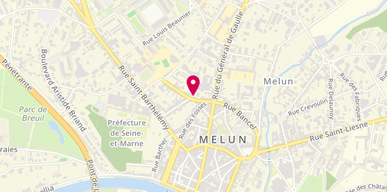Plan de TRAVER Céline, 6 Rue Saint-Louis, 77000 Melun