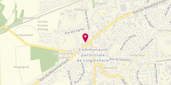 Plan de Dr Corinne DROEHNLE-Breit, 120 Rue du Maréchal Foch, 67380 Lingolsheim