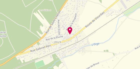 Plan de Psychologue Isabelle BROUST, 2 Bis Rue de la Pluche, 91650 Breux-Jouy