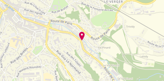 Plan de BOUVIER Nathalie, 30 Rue de Callac, 29600 Morlaix