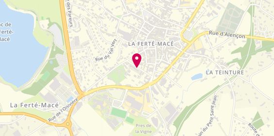 Plan de LEBACQ Stéphanie, 9 Rue 14 Juillet, 61600 La Ferté-Macé
