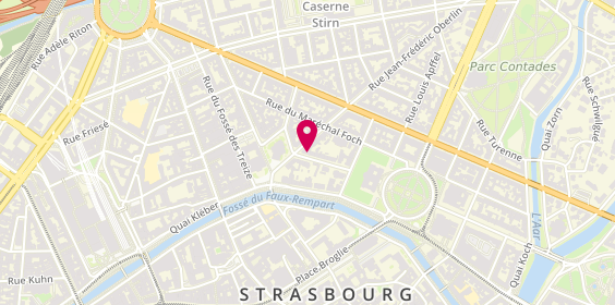 Plan de Céline DYMINSKI - Psychologue, 10 Rue du Général de Castelnau, 67000 Strasbourg