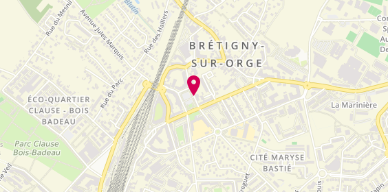 Plan de Alison DOUSSOT-Dobbs - Psychologue à Brétigny-sur-Orge, 16 Rue de la Paix 1er Étage, 91220 Brétigny-sur-Orge