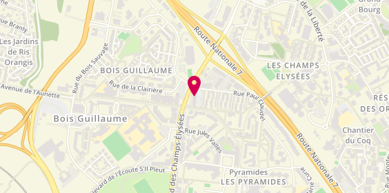Plan de ICHERQAOUINE Loubna, 41 Rue Paul Claudel, 91000 Évry-Courcouronnes
