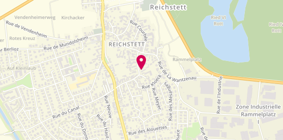 Plan de Aurélie ROETHINGER - Psychologue Reichstett, 34 Rue du Général Leclerc, 67116 Reichstett