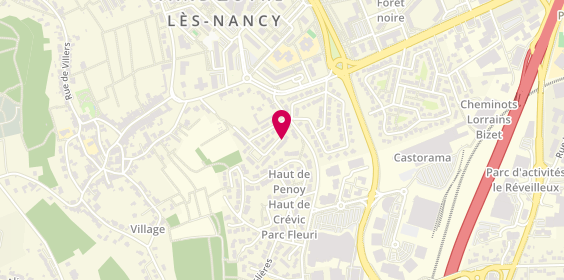Plan de WAGNER Sandrine, 3 Rue Charles Péguy, 54500 Vandœuvre-lès-Nancy