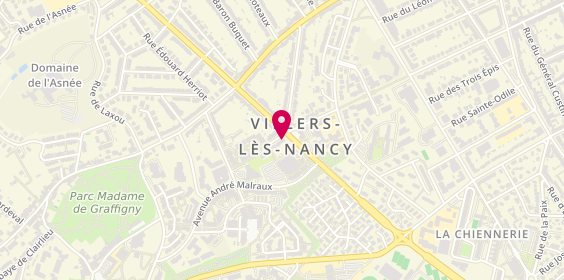 Plan de Maud VILLA Psychologue, 1 Bis Rue de Reherrey, 54600 Villers-lès-Nancy