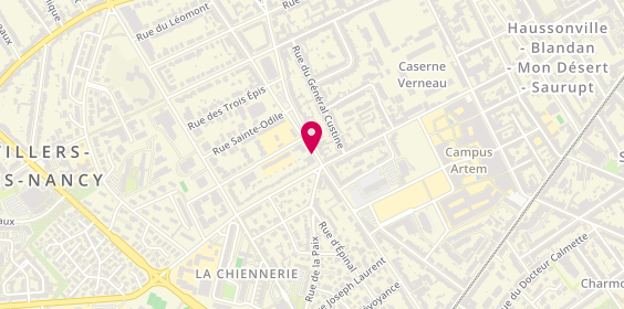 Plan de Véronique Boy DASLE, 46 Boulevard Baudricourt, 54600 Villers-lès-Nancy