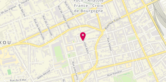 Plan de Manon REGNIER - Thérapie EMDR, 34 Rue Palissot, 54000 Nancy