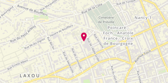 Plan de CHAUFER Adeline, 25 Rue de Santifontaine, 54000 Nancy