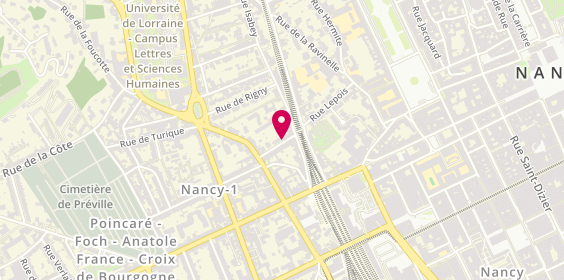 Plan de MULLER Arnaud, 4 Rue de Lorraine, 54000 Nancy
