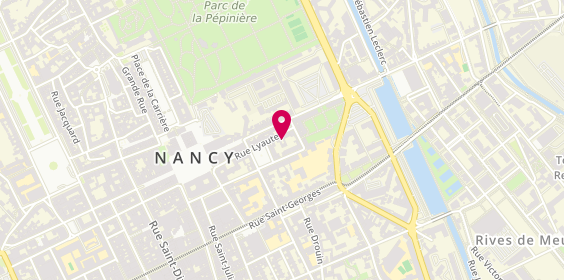 Plan de BERNAT Joël, 14 Ter Rue Lyautey, 54000 Nancy