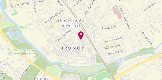 Plan de Psychologue BRUNOY LABBE Pauline, 10 Rue de la Gare, 91800 Brunoy
