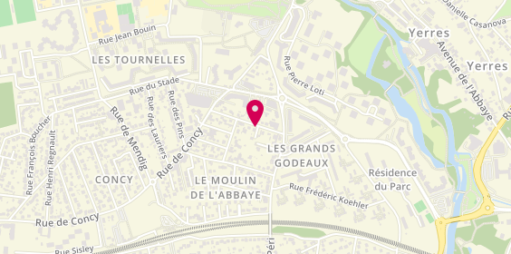 Plan de ROUVIER-Mertens Marie-Joséphine, 20 Rue du Clos Fontange, 91330 Yerres