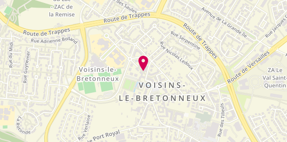 Plan de Kaczor Séverine, 11 Rue des Douves, 78960 Voisins-le-Bretonneux