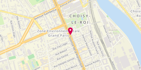 Plan de CACHIA Laurent, 7 Avenue République, 94600 Choisy-le-Roi