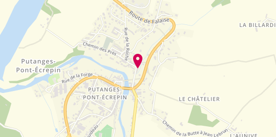 Plan de DE LAHAYE Nicolas, psychologue clinicien, 20 Rue de la Roche, 61210 Putanges-le-Lac