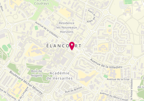 Plan de DE JOUVENCEL Claire, 3 Place Mendès France, 78990 Élancourt