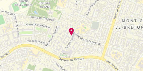 Plan de Emmanuelle LE MASNE, 2 Rue des Nereides, 78180 Montigny-le-Bretonneux