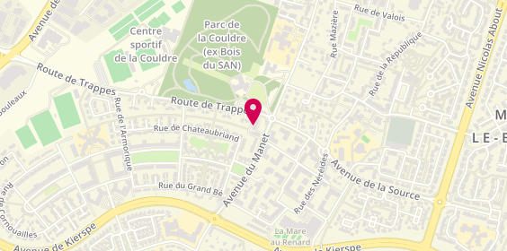 Plan de CANET Myriam, 3 avenue du Manet, 78180 Montigny-le-Bretonneux
