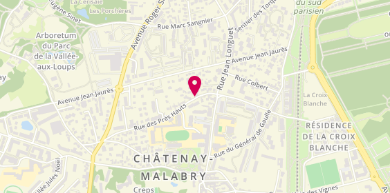 Plan de Elodie VO-DINH LE GAL, 16 Bis Rue des Prés Hauts, 92290 Châtenay-Malabry