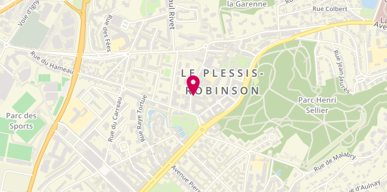 Plan de Cabinet de psychologie Blandine Tercero, 9 Rue de la Ferme, 92350 Le Plessis-Robinson