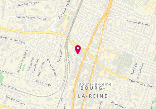 Plan de FORGET Anne Marie, 10 Rue Rosiers, 92340 Bourg-la-Reine