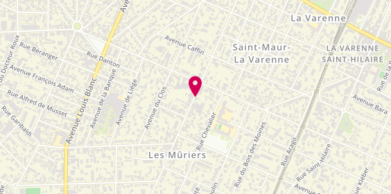 Plan de HAOUZI Laetitia, 39 Avenue Bonneuil, 94210 La Varenne Saint Hilaire