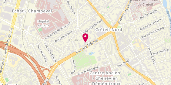 Plan de HAMON Jean Marcel, 5 Rue du Chateau, 94000 Créteil