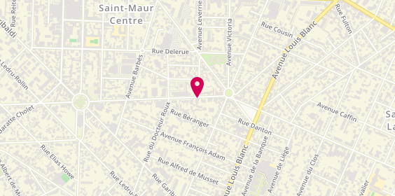 Plan de OGER Agnès, 88 Ter Boulevard Bellechasse, 94100 Saint-Maur-des-Fossés