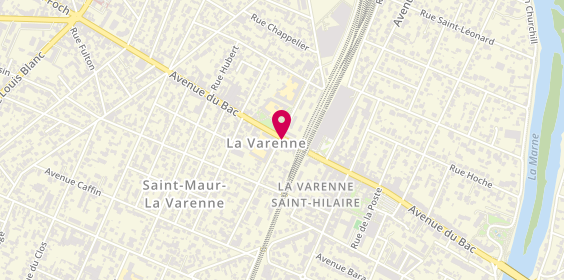 Plan de ROUSSELOT-PAILLEY Bérangère, 110 Avenue Bac, 94210 La Varenne Saint Hilaire
