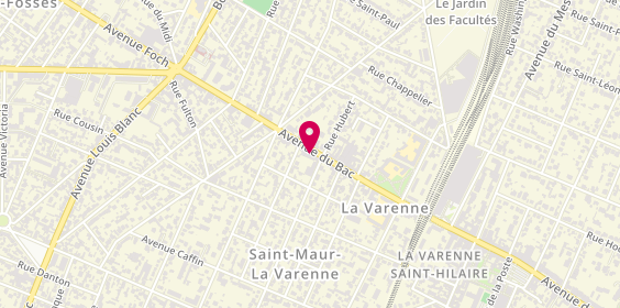 Plan de TURCAT Sabine, 40 Avenue Bac, 94210 La Varenne Saint Hilaire