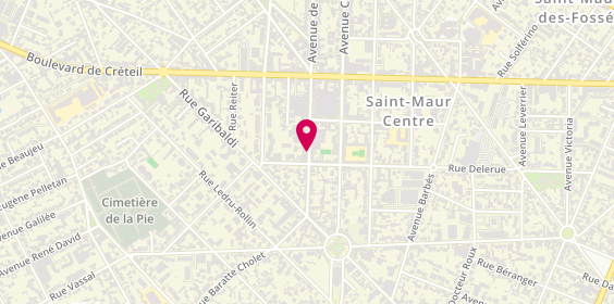 Plan de MARQUES Claudine, 24 Rue Baratte Cholet, 94100 Saint-Maur-des-Fossés