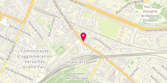 Plan de BASBOUS Isabelle, 5 Rue Chantiers, 78000 Versailles