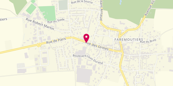 Plan de DUMERGUE Corinne, 80 Rue des Ormes, 77515 Faremoutiers