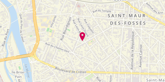 Plan de Clotilde HANTCHERIAN-PURKAT - Psychologue, 1 avenue Diderot, 94100 Saint-Maur-des-Fossés