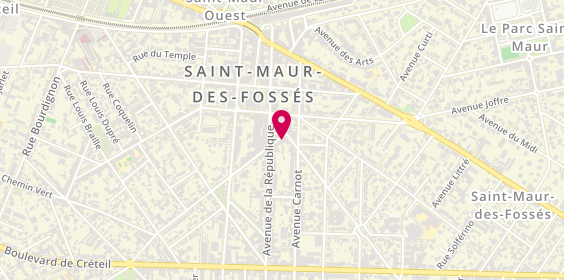 Plan de Illouz-Edery Jennifer, 1 Rue Léon Bocquet, 94100 Saint-Maur-des-Fossés