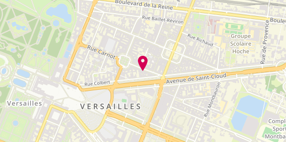 Plan de Psychologue Versailles Hoang-di-Ruzza Aurore, 36 Rue Carnot, 78000 Versailles