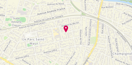 Plan de Bueno SAAL Déborah, Avenue Colisée, 94100 Saint-Maur-des-Fossés