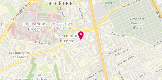 Plan de GAUDIN Jocelyne, Le, Centre Paramédical
13 Rue Anatole France, 94270 Le Kremlin-Bicêtre