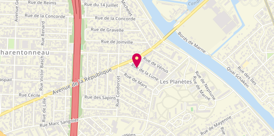 Plan de Laure Amphoux AUTIER, 12 Rue de la Lune, 94700 Maisons-Alfort