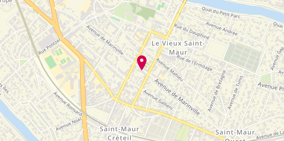 Plan de PATTE Laurent, 40 Avenue de Marinville, 94100 Saint-Maur-des-Fossés