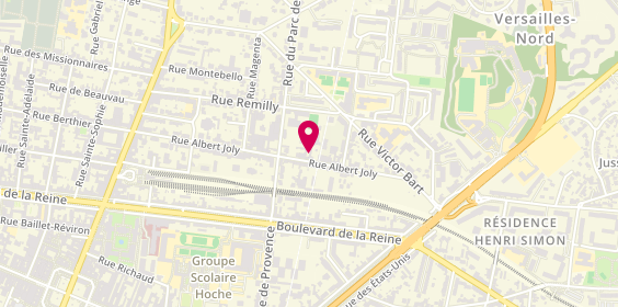 Plan de BITOUN-JARRY Jessica, 35 Rue Albert Joly, 78000 Versailles