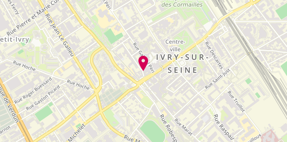 Plan de EYDOUX Véronique, 2 Rue Voltaire, 94200 Ivry-sur-Seine