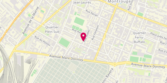 Plan de LEBERT Corinne, 22 Bis Rue Auber, 92120 Montrouge