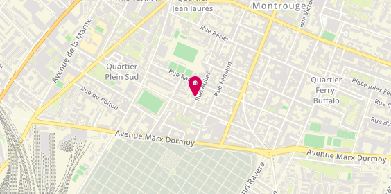 Plan de Maleplate Marie-Laure, 22 Bis Rue Auber, 92120 Montrouge