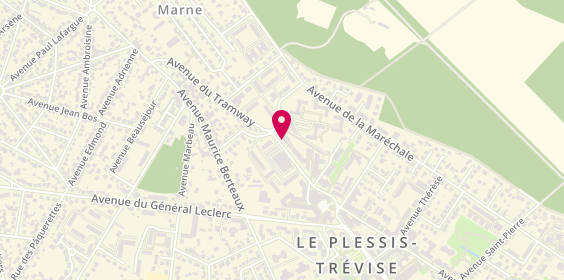 Plan de Baudin Sandrine, Maison Médicale
1 Bis avenue Ardouin, 94420 Le Plessis-Trévise